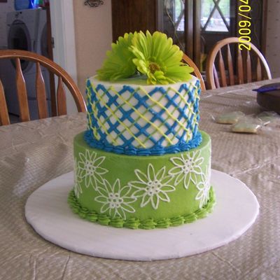Green And Plaid Baby Shower