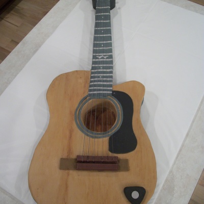 Guitar Groom's Cake