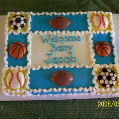 Sports Themed Baby Shower