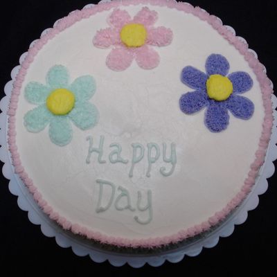 First Cake- Flowers