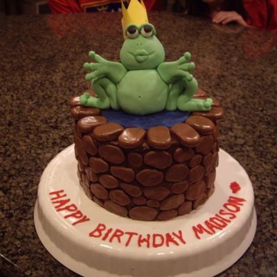 Frog Prince Birthday Cake