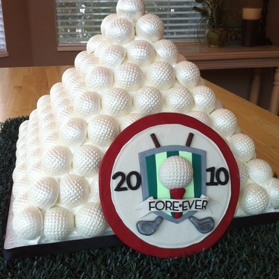 Golf Themed Grooms Cake