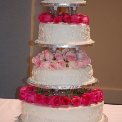 Swirly Wedding Cake