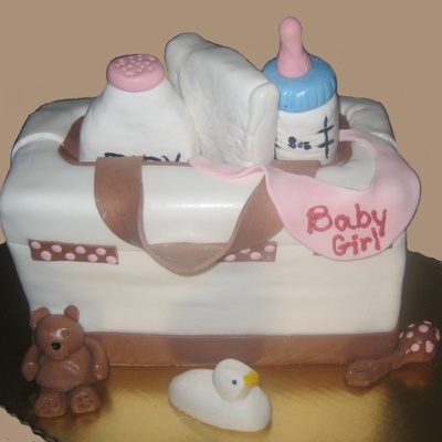 Diaper Bag Cake