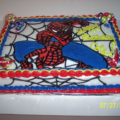 Spiderman Edible Image