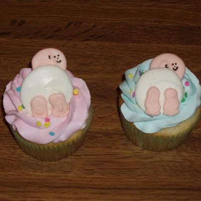 Baby Bottom Cupcakes