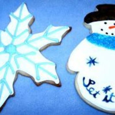 Snowman And Snowflake