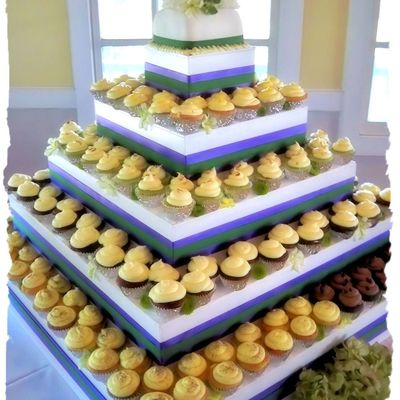 Another Cuppie Wedding Cake