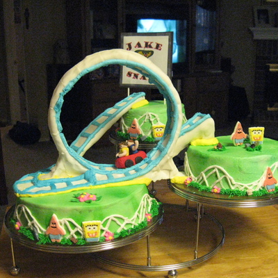 Roller Coaster Cake