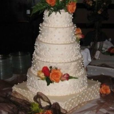 6 Tier Wedding Cake