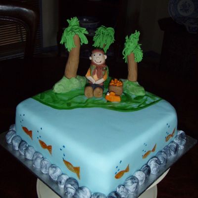 Fishing. 80Th Birthday Cake