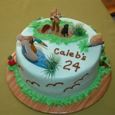 Caleb's Duck Hunting Birthday Cake