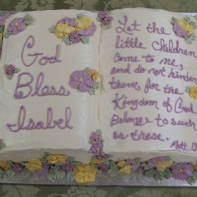 Baptism Cake