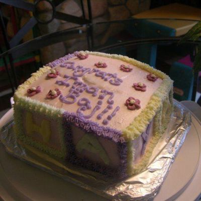 Baby Girl Cake