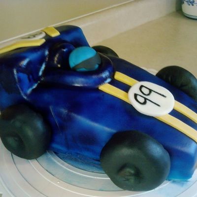 Pinewood Derby Cake