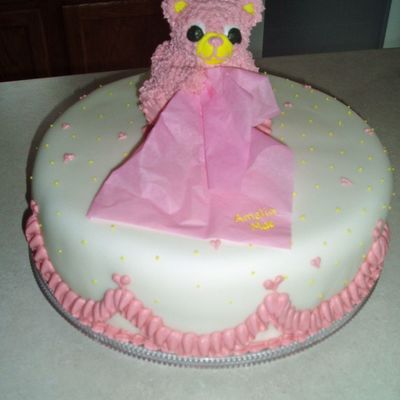 Pink Teddy Baby Shower