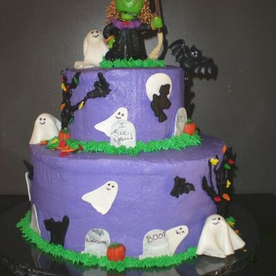 Halloween Baby Shower Cake