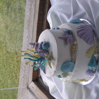 Seashell Wedding Cake