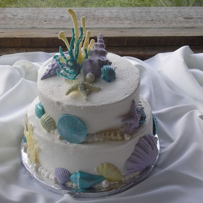 Seashell Wedding Cake