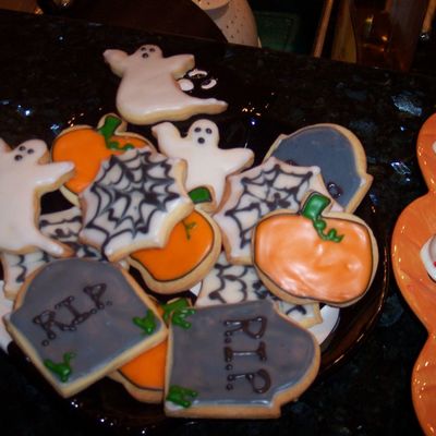 Sugar Halloween Cookies