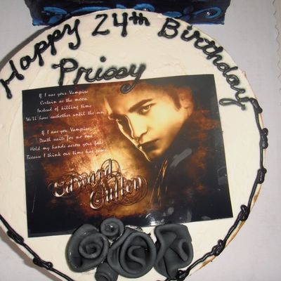 Twilight (Edward) Birthday Cake