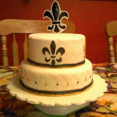 New Orleans Saints Cake