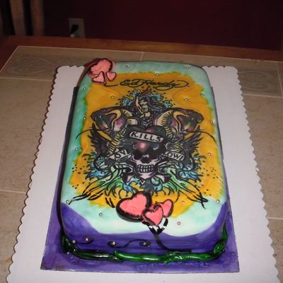 Ed Hardy Cake
