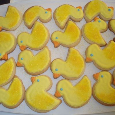 Rubber Duckie Cookies