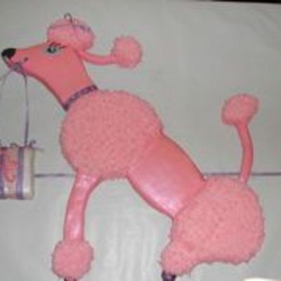 Pink Poodle Cake