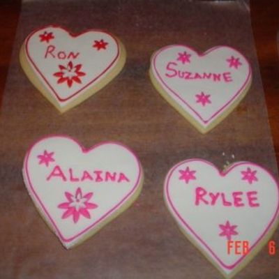 Personalized V-Day Cookies