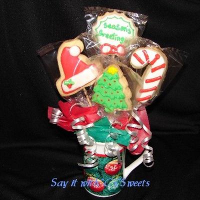 Christmas Cookie Bouquet