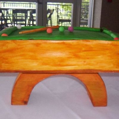 Pool Table Side View