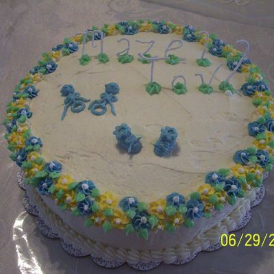 Flower Boarder/ Baby Boy