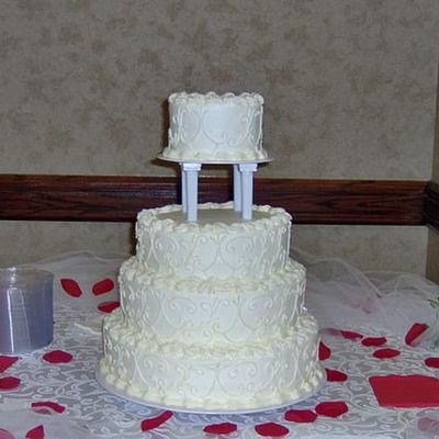 4 Tier Wedding Cake