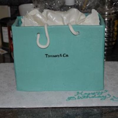 Tiffany Bag Cake