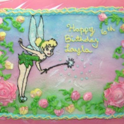 Layla's Tinkerbell Cake