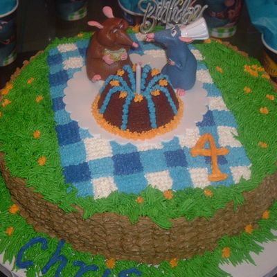 Ratatouille Birthday Cake