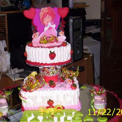 Strawberry Birthday Cake