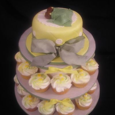 Twins In Yellow And Green