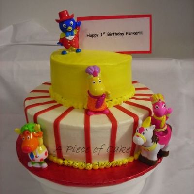 The Backyardigans Circus Cake