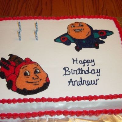 Jay Jay The Jet Plane Birthday Cake