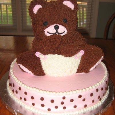 Baby Bear Shower Cake