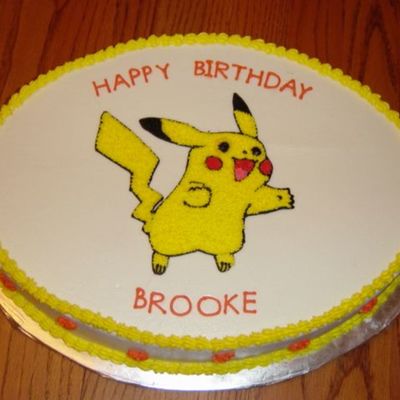 Picachu Birthday Cake