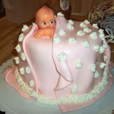 Girls Shower Cake