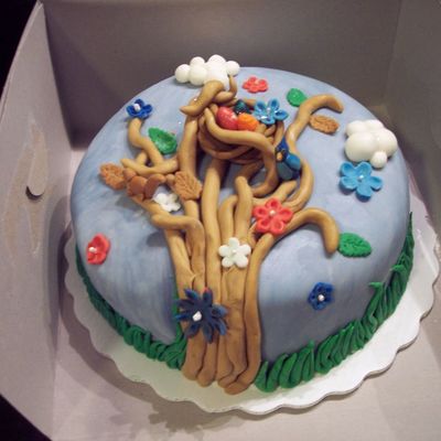 Fondant Tree Cake