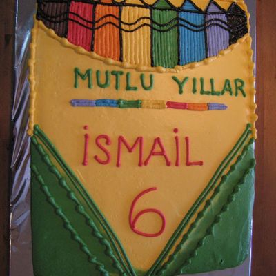 Crayola Birthday Cake