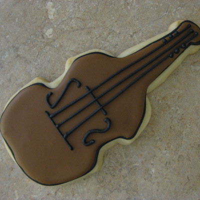 Violin Cookie