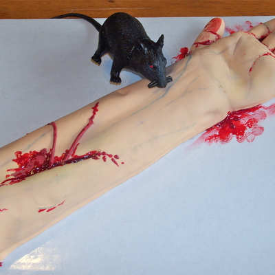 Severed Arm Cake