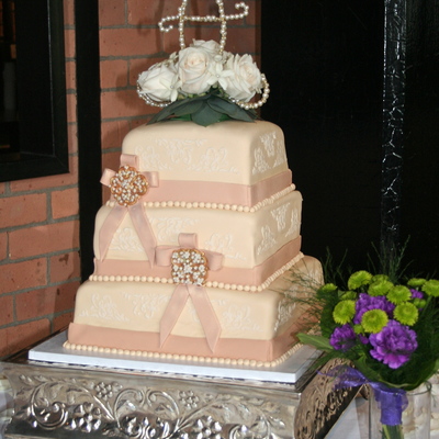 Victorian Inspired Wedding Cake