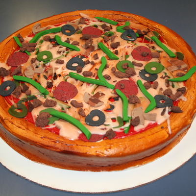 Deep Dish Pizza Cake